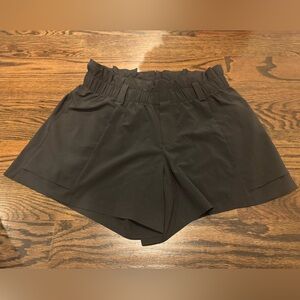 Athleta Women's Charcoal High-Waisted Shorts